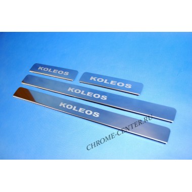 Накладки на пороги Renault Koleos (2008-) бренд – Croni главное фото